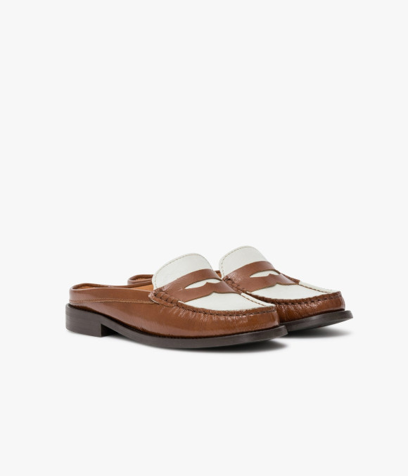 Mule Mocassin Alffie Camel