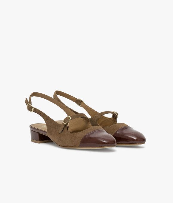 Ballerine Slingback Swann Chocolat