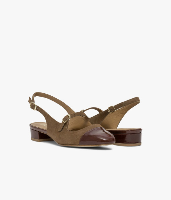 Ballerine Slingback Swann Chocolat