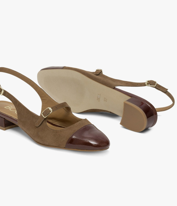 Ballerine Slingback Swann Chocolat
