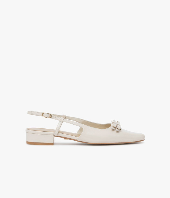 Escarpin Slingback Suzie Écru