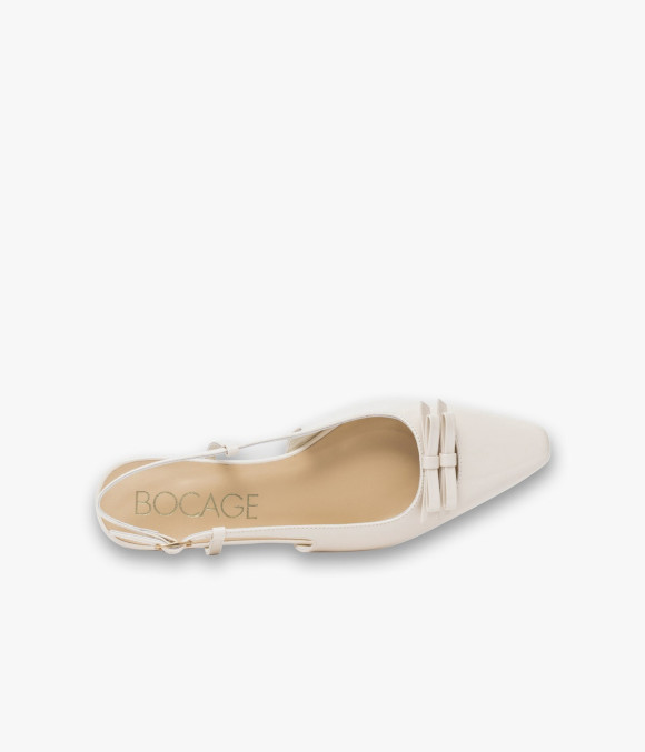 Escarpin Slingback Suzie Écru