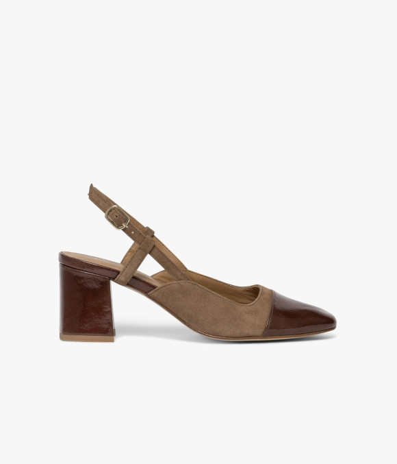 Escarpin Slingback Denitsa Taupe
