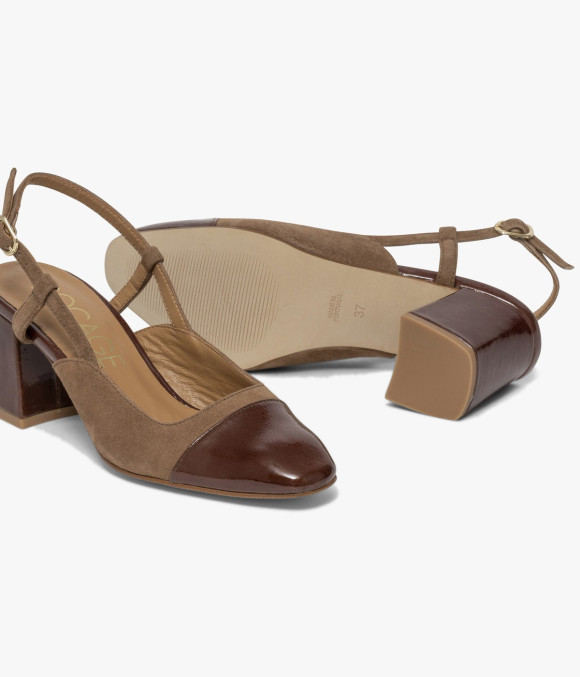 Escarpin Slingback Denitsa Taupe
