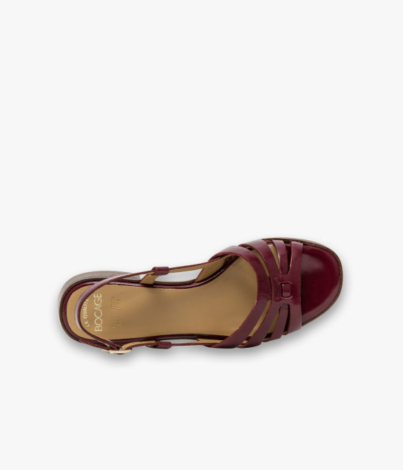 Sandale Giliane Bordeaux