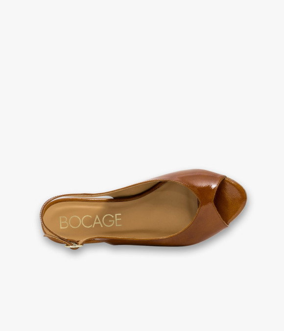 Escarpin Slingback Désir Camel