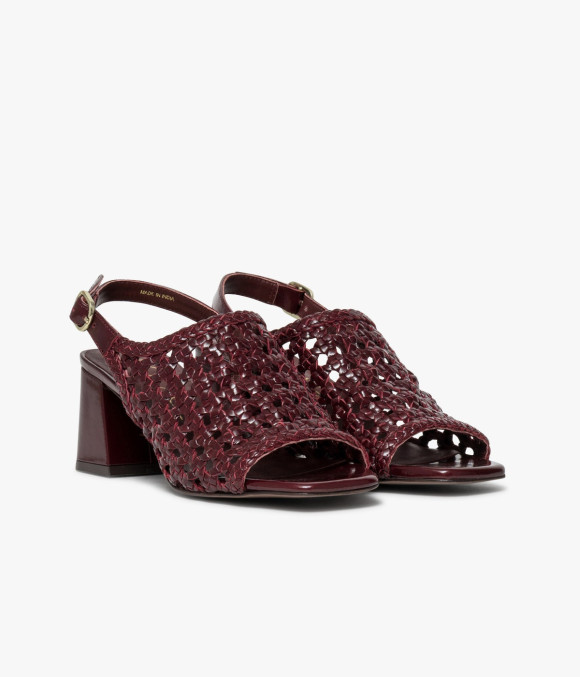 Sandale Haya Bordeaux
