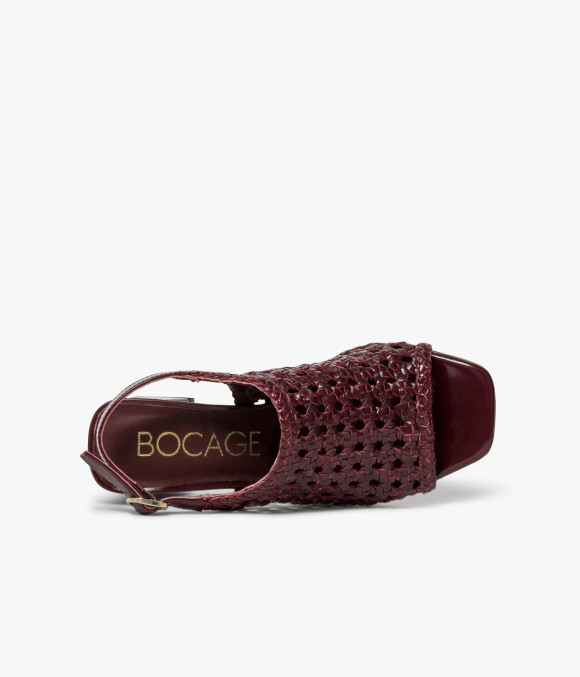 Sandale Haya Bordeaux