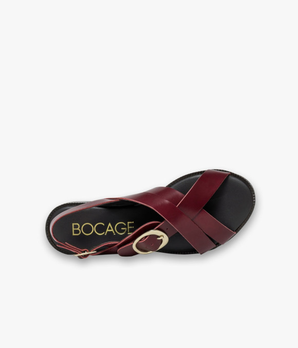 Sandale Noelia Bordeaux