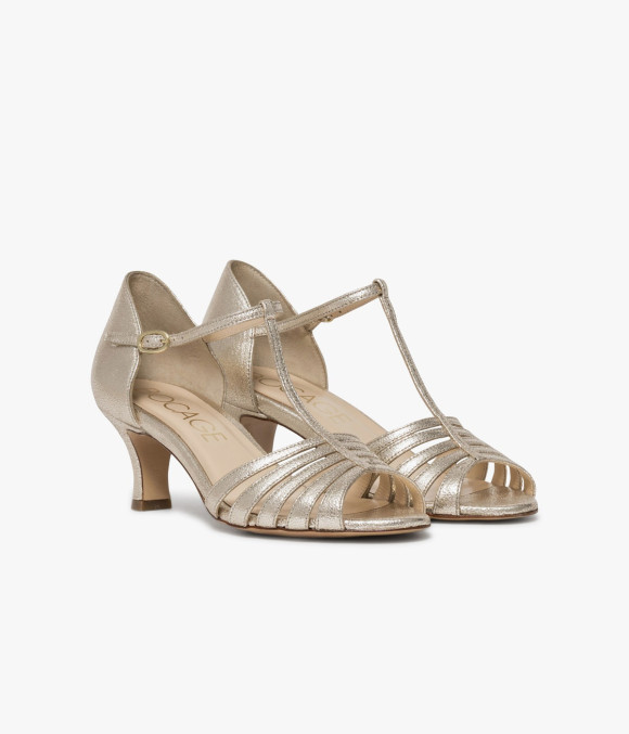 Escarpin Bout Ouvert Déesse Platine