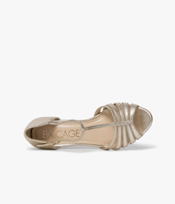 Escarpin Bout Ouvert Déesse Platine