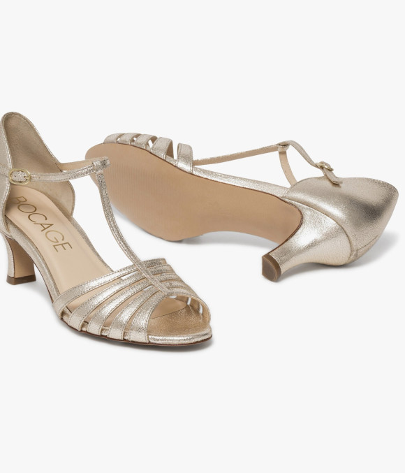 Escarpin Bout Ouvert Déesse Platine