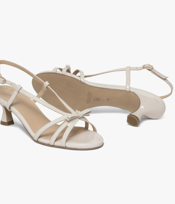 Sandale Hoppe Écru