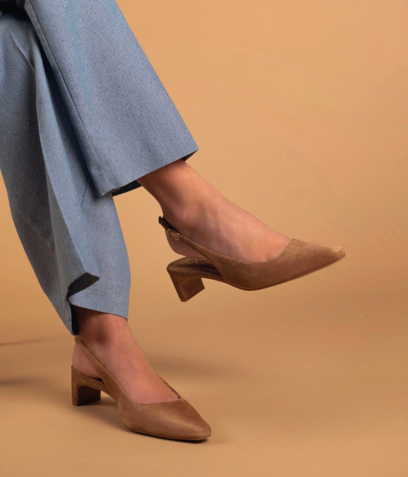 Escarpin Slingback Darel Sable