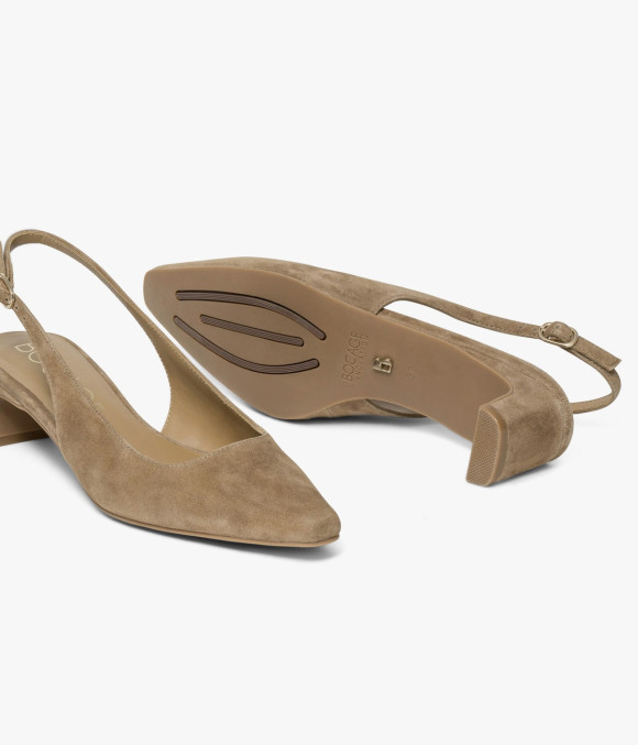 Escarpin Slingback Darel Sable