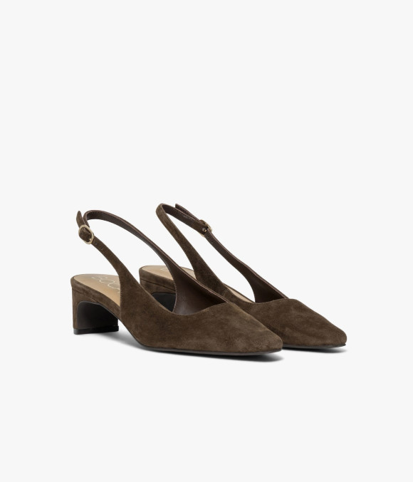 Escarpin Slingback Darel Chocolat