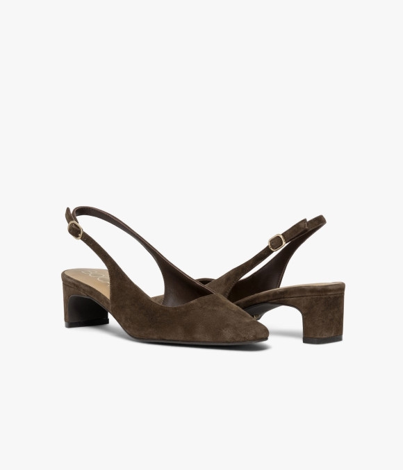Escarpin Slingback Darel Chocolat