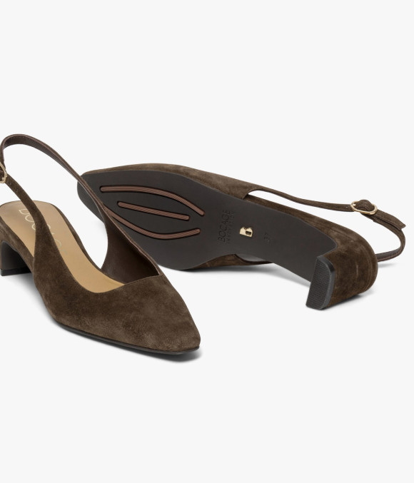 Escarpin Slingback Darel Chocolat