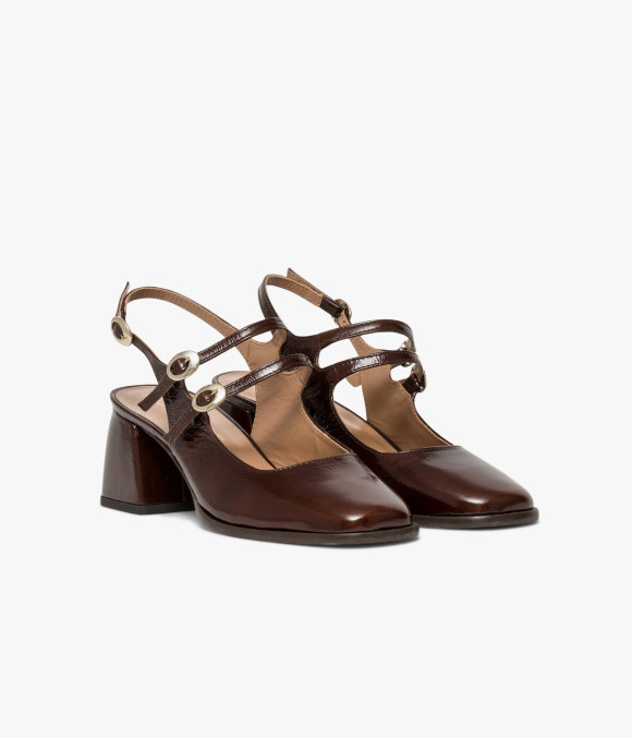 Escarpin Slingback Debbie Chocolat