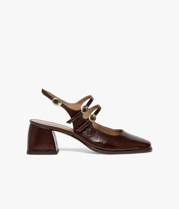 Escarpin Slingback Debbie Chocolat