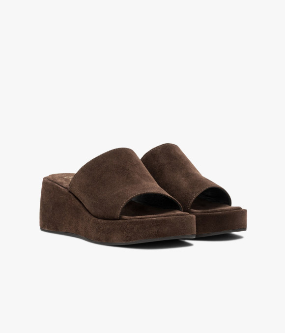 Mule Ouverte Haurore Chocolat