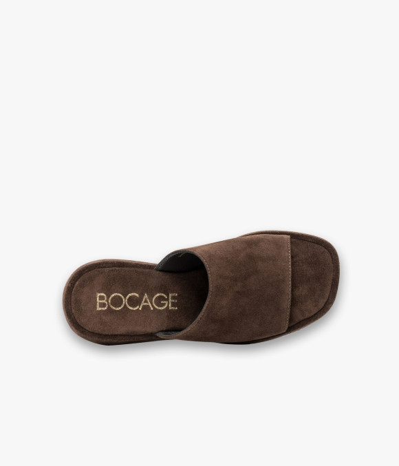 Mule Ouverte Haurore Chocolat