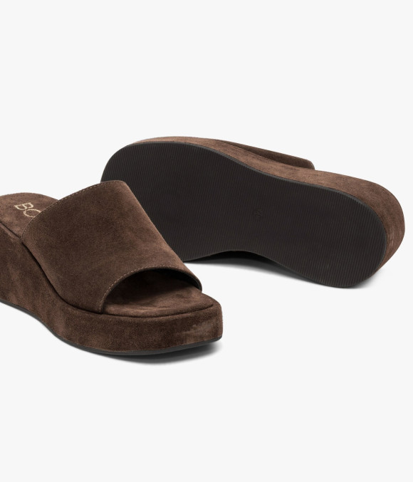 Mule Ouverte Haurore Chocolat