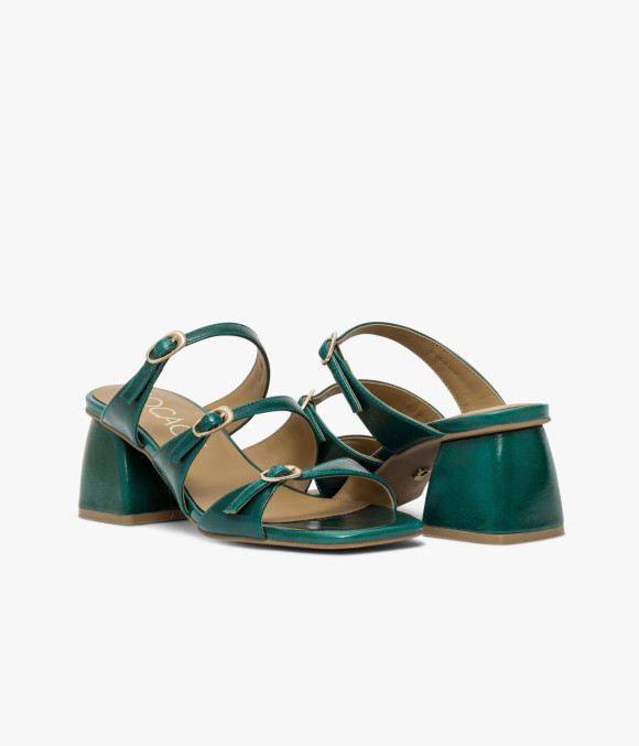 Mule Olivy Bleu Lagon