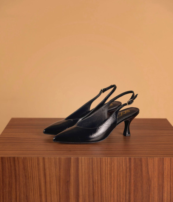 Escarpin Slingback Claudy Noir