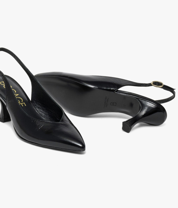 Escarpin Slingback Claudy Noir