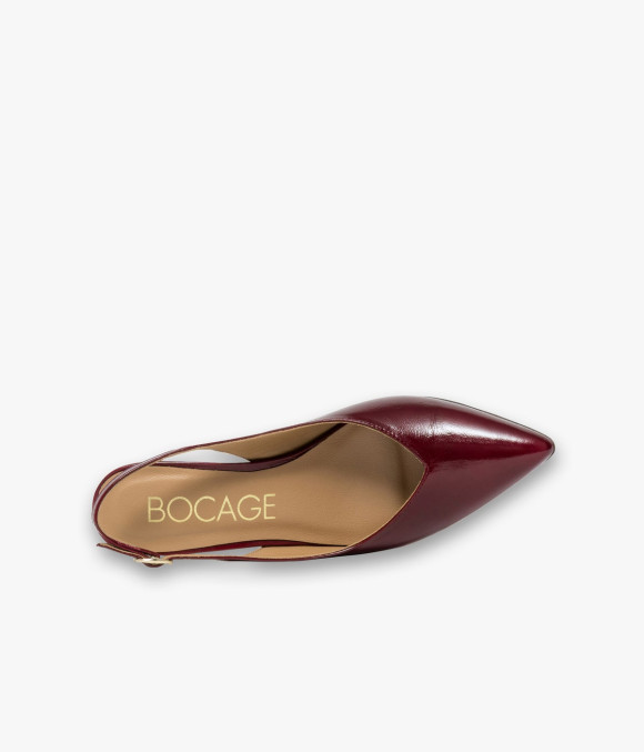 Escarpin Slingback Claudy Bordeaux