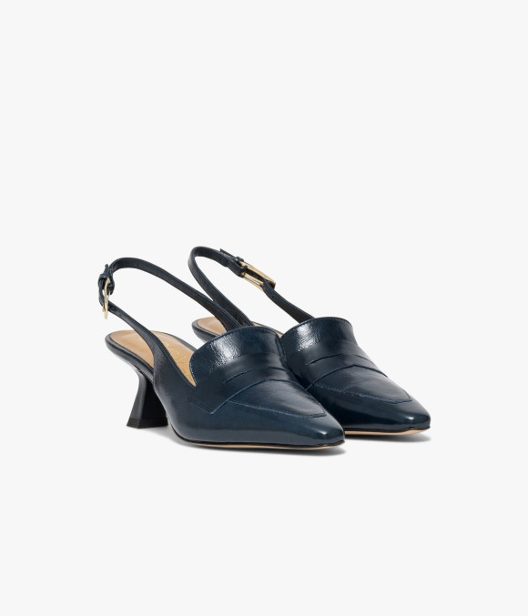 Escarpin Slingback Carlita Marine