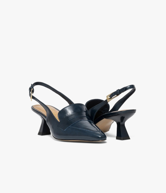 Escarpin Slingback Carlita Marine