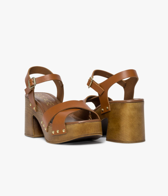 Sandale Promise Cognac