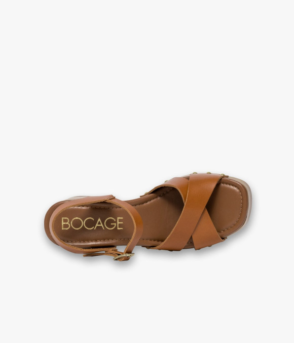 Sandale Promise Cognac