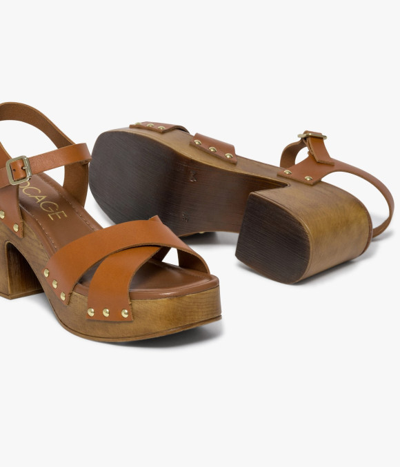 Sandale Promise Cognac