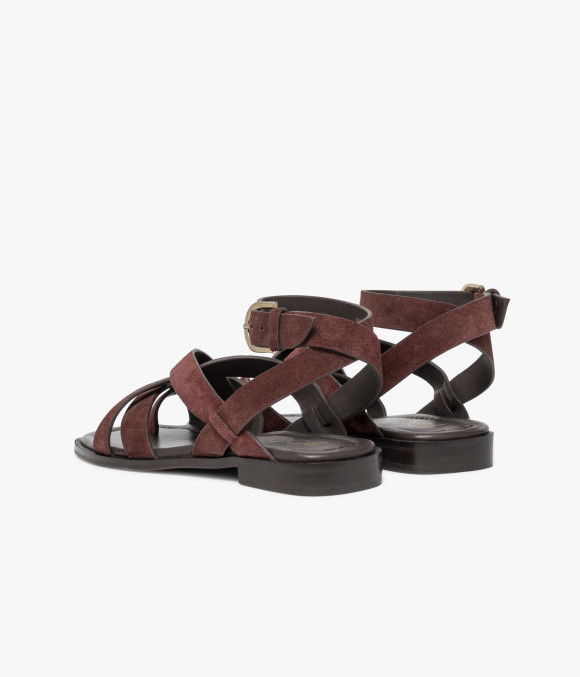 Sandale Nancy Bordeaux