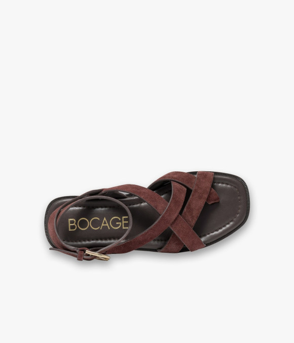 Sandale Nancy Bordeaux