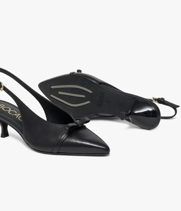Escarpin Slingback Denise Noir