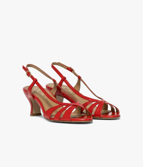 Sandale Hermiine Coquelicot