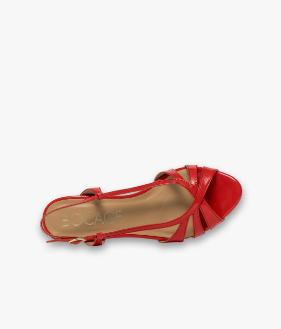 Sandale Hermiine Coquelicot