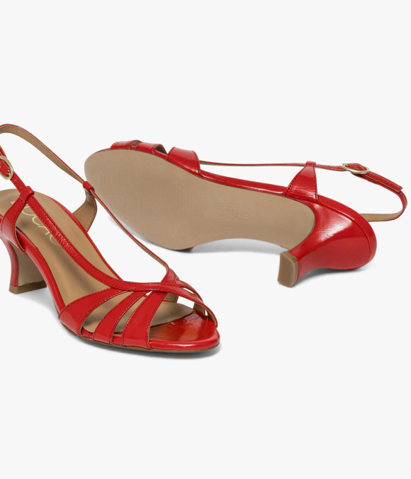 Sandale Hermiine Coquelicot