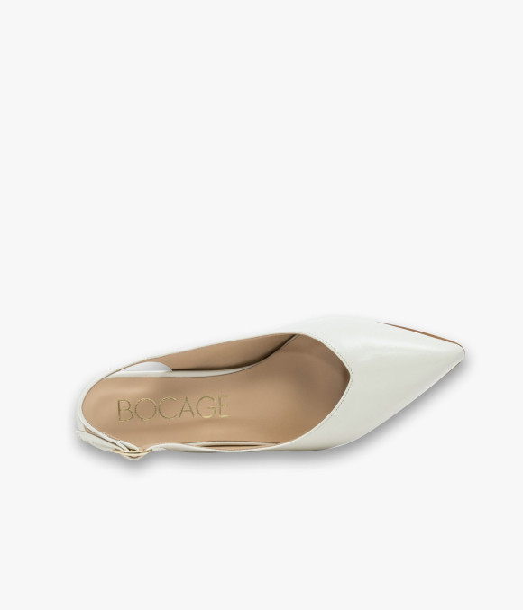Escarpin Slingback Daffie Écru