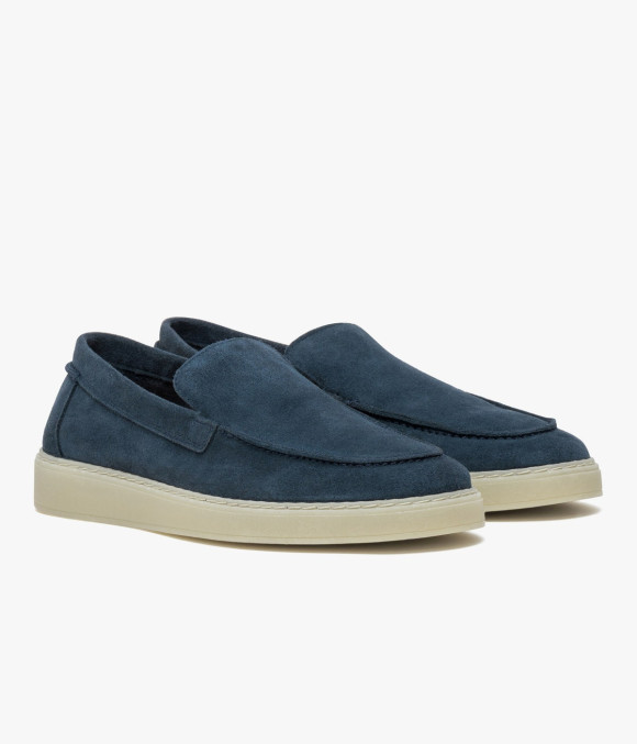 Mocassin Thibault Bleu Indigo