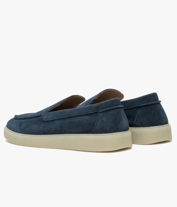 Mocassin Thibault Bleu Indigo