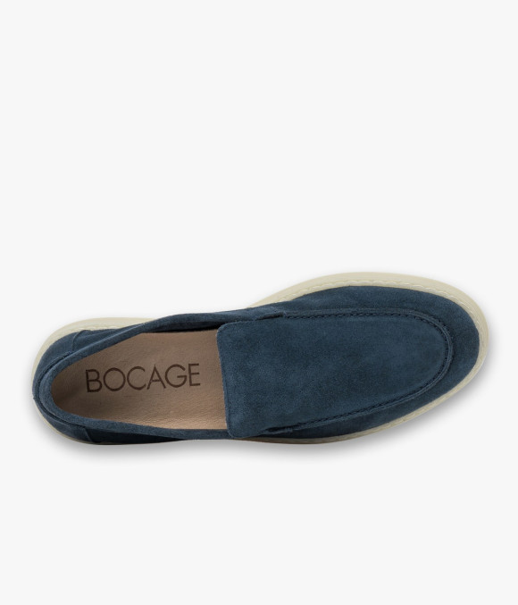 Mocassin Thibault Bleu Indigo