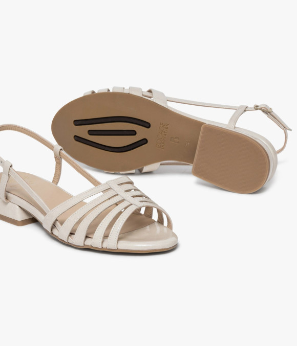 Sandale Naissa Écru