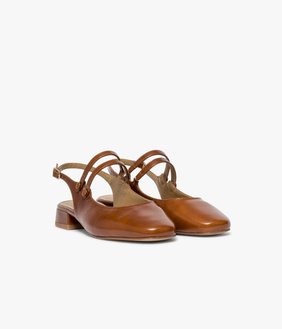 Ballerine Slingback Synthia Camel