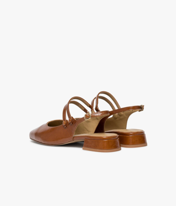 Ballerine Slingback Synthia Camel
