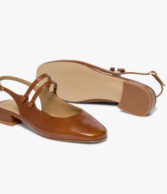 Ballerine Slingback Synthia Camel
